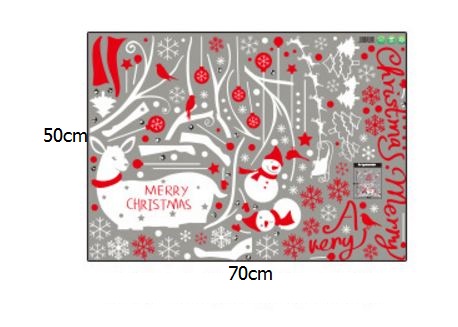 Decal tuần lộc trắng đón Noel 2